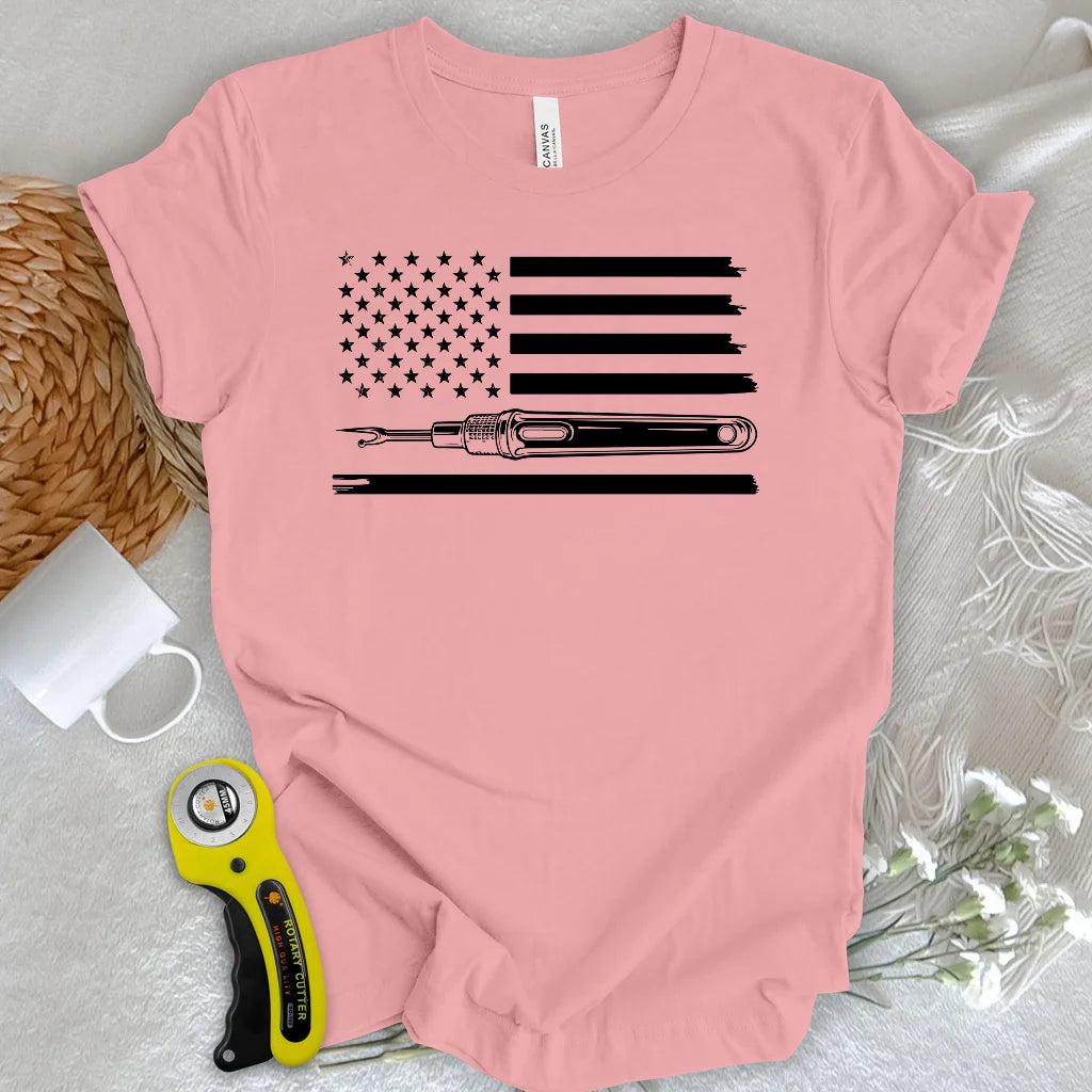 Le T-shirt « La liberté coule dans les fibres »