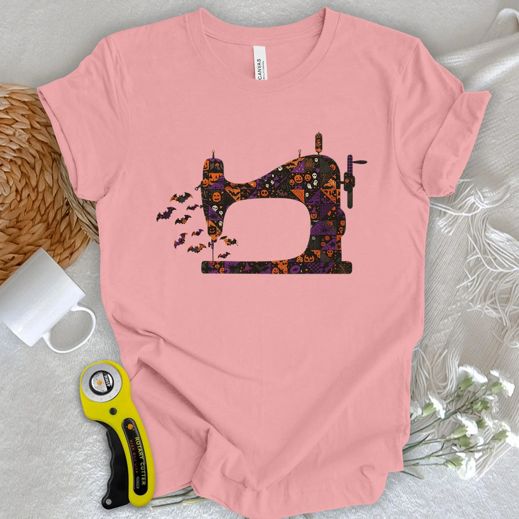 Halloween sewing machine T-shirt