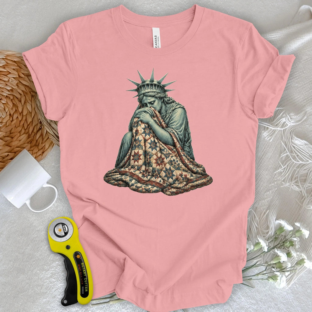 Her Liberty Quilt T-shirt