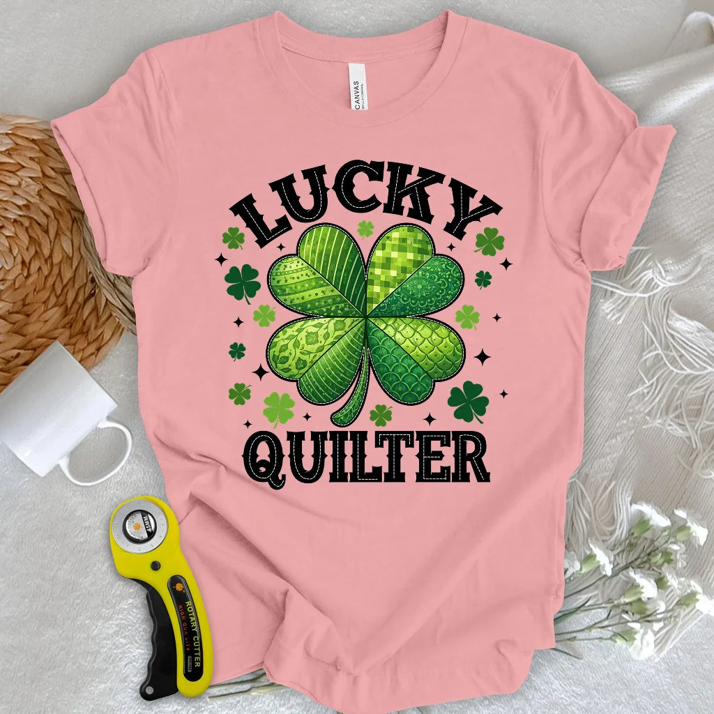 Glückliche Quilterin T-Shirt