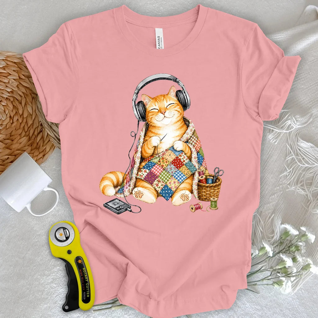 Meow-sic & Quilting T-shirt