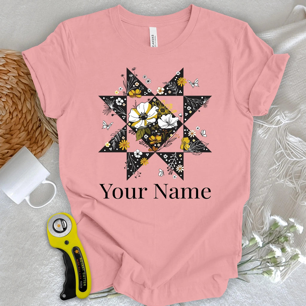 "Custom Name" Nature Block T-shirt