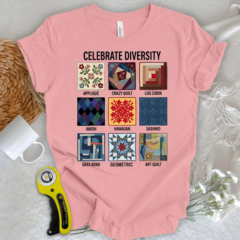 T-shirt Patchwork de la diversité