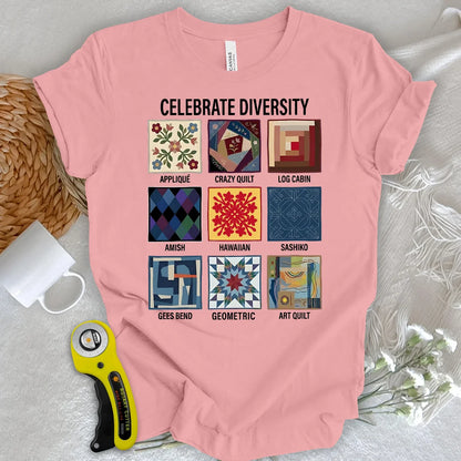T-shirt Patchwork de la diversité
