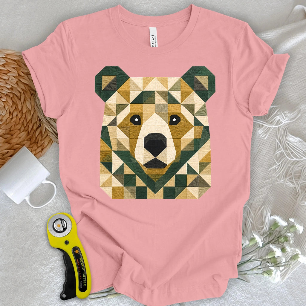 Patchwork Forest Bear T-shirt