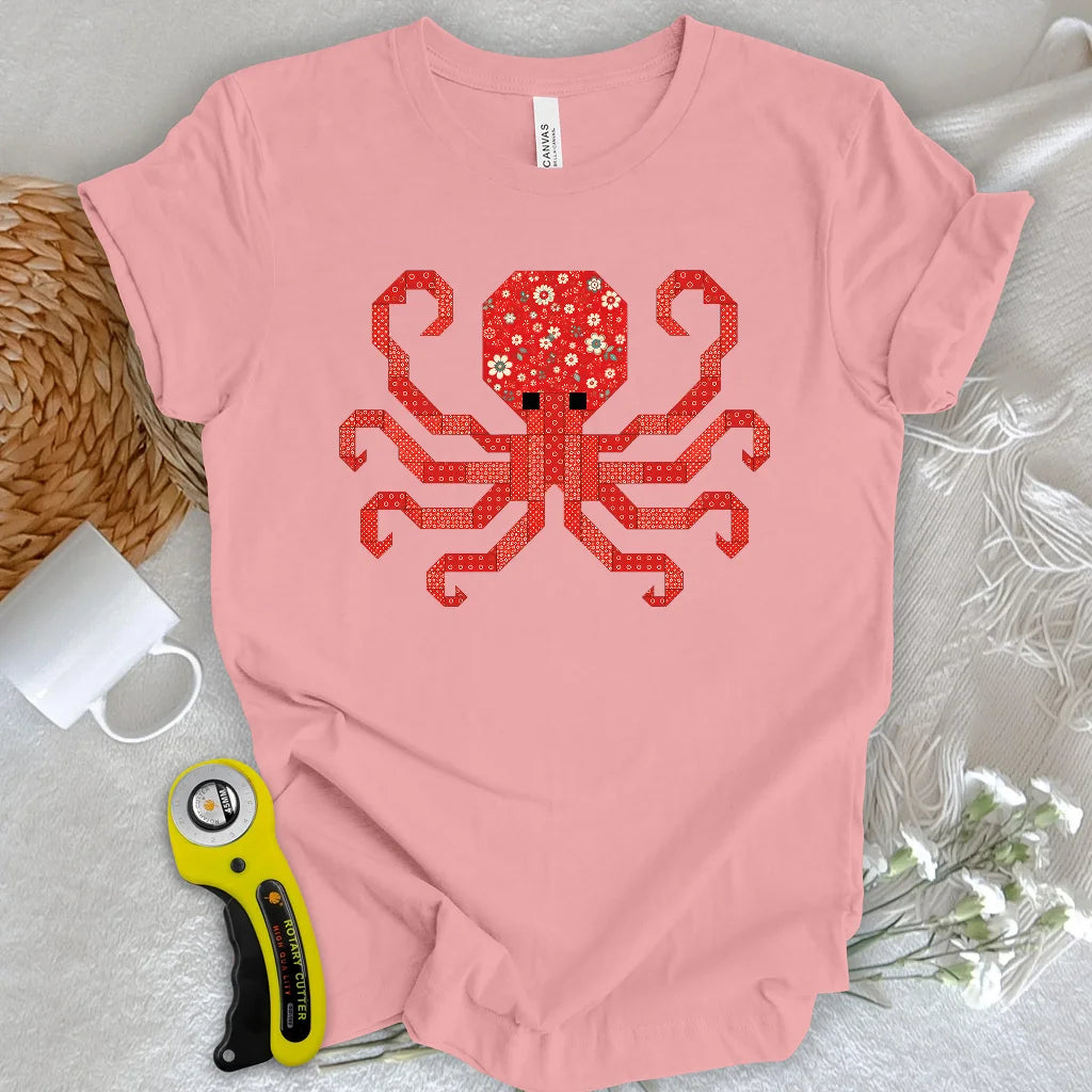 Patchwork Octopus T-Shirt
