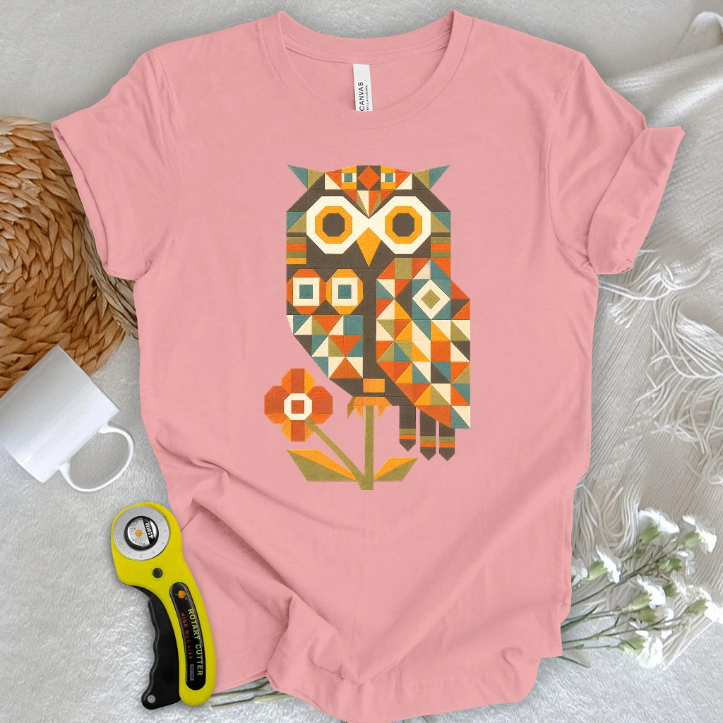 Patchwork Owl T-shirt