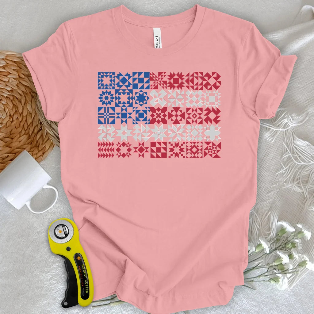 Patchwork Patriot T-shirt