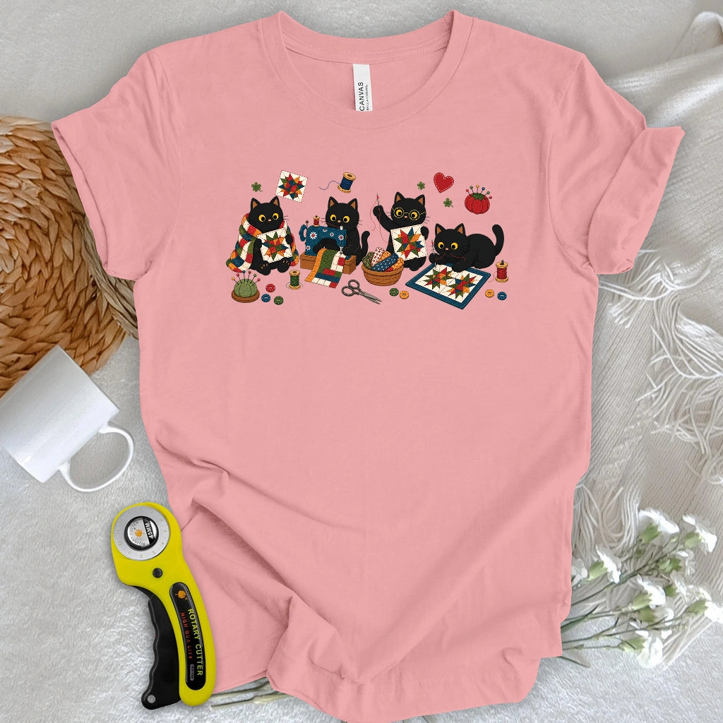 Patchwork Purrfection T-shirt