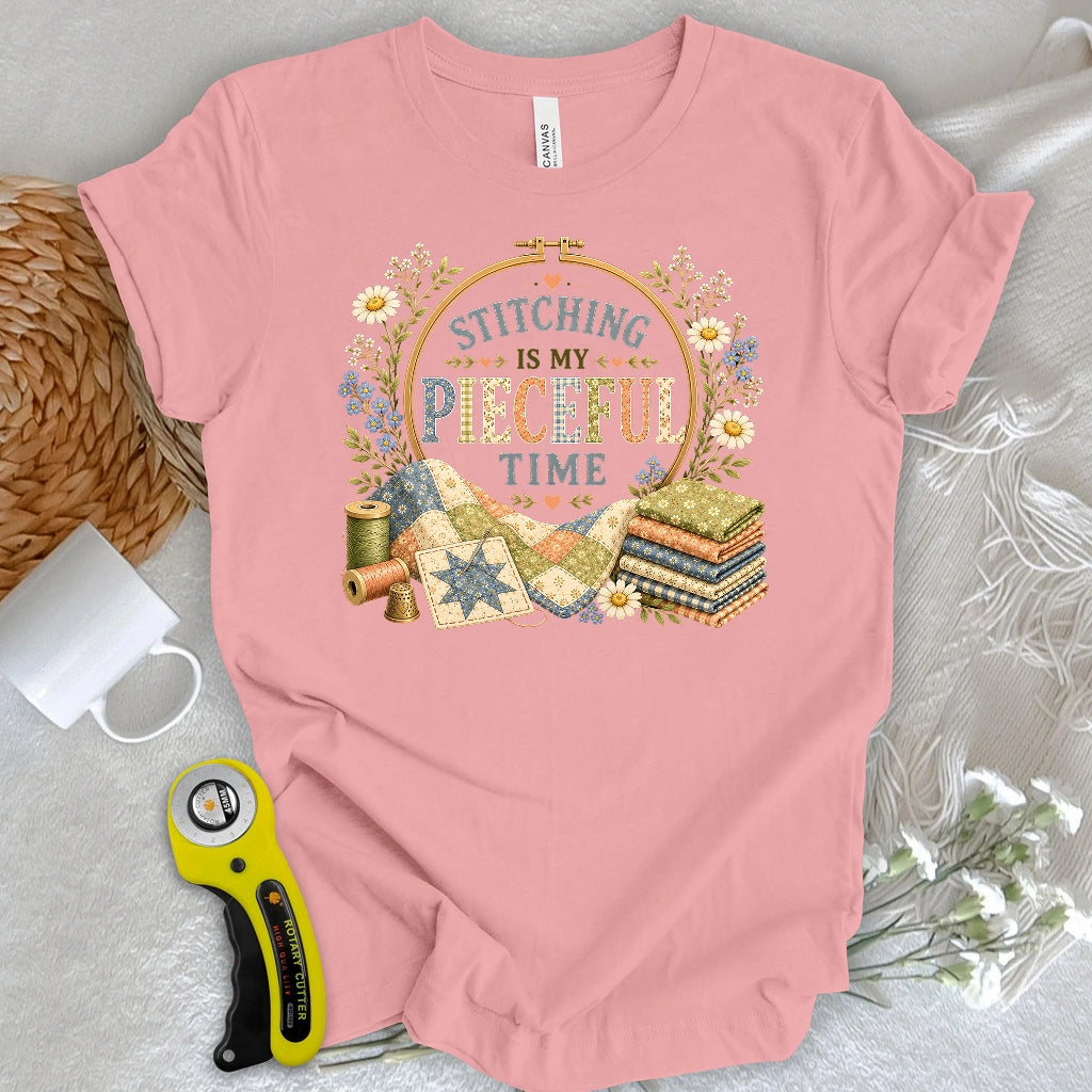 Pieceful Stitching Time T-shirt