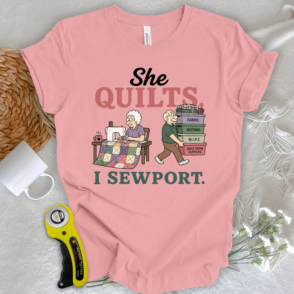 Proud Quilt Husband T-shirt