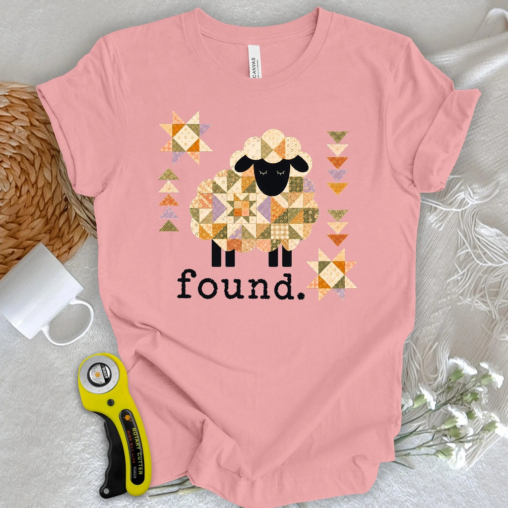 Psalm 23 Patchwork Sheep T-shirt