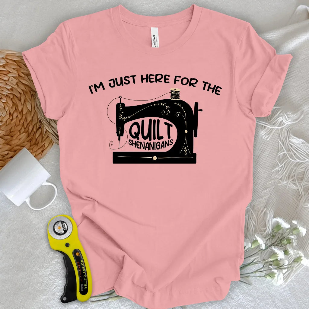 T-shirt "Quilting et Bêtises"