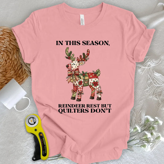 Quilted Reindeer T-shirt