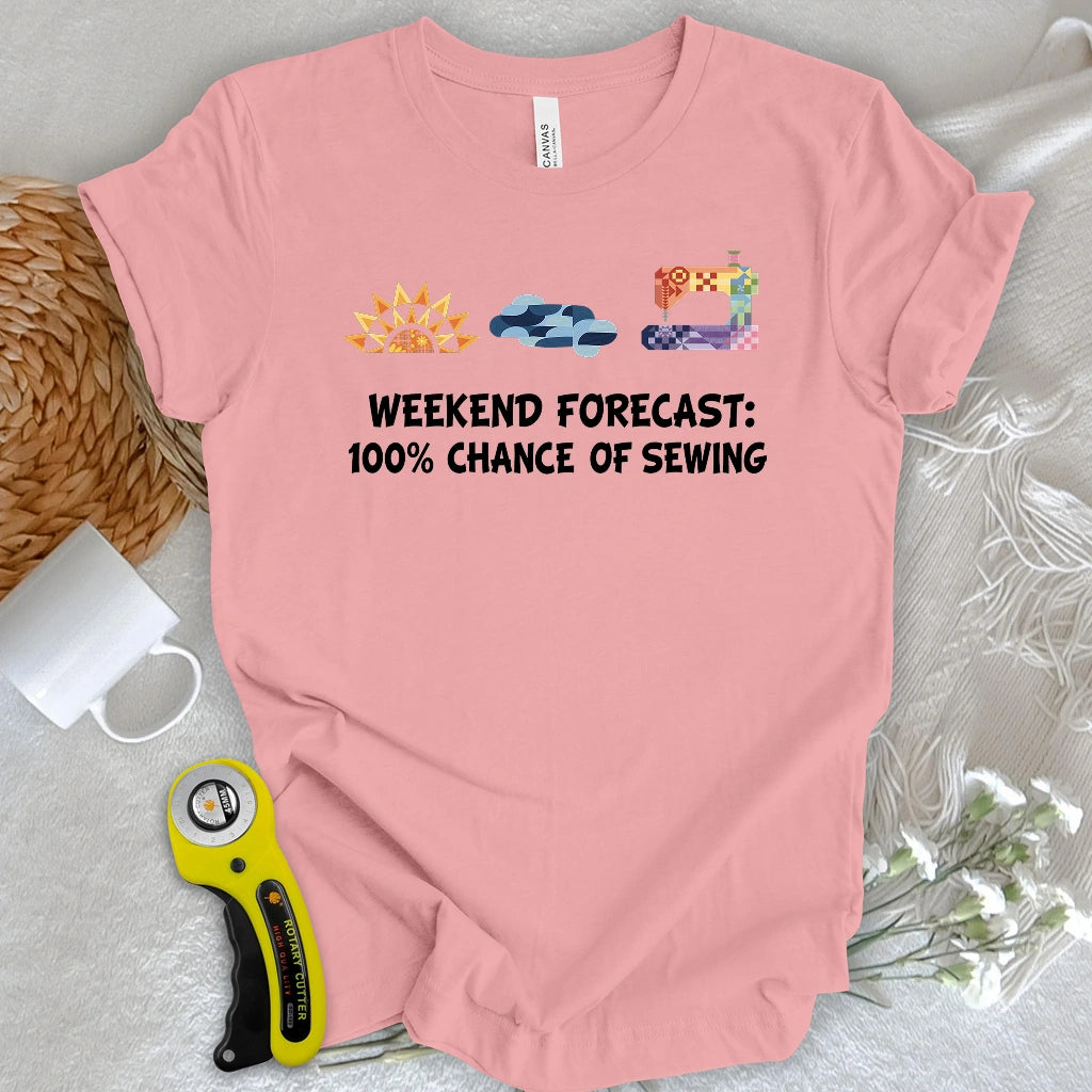 Quilter Wochenendwetter-T-Shirt