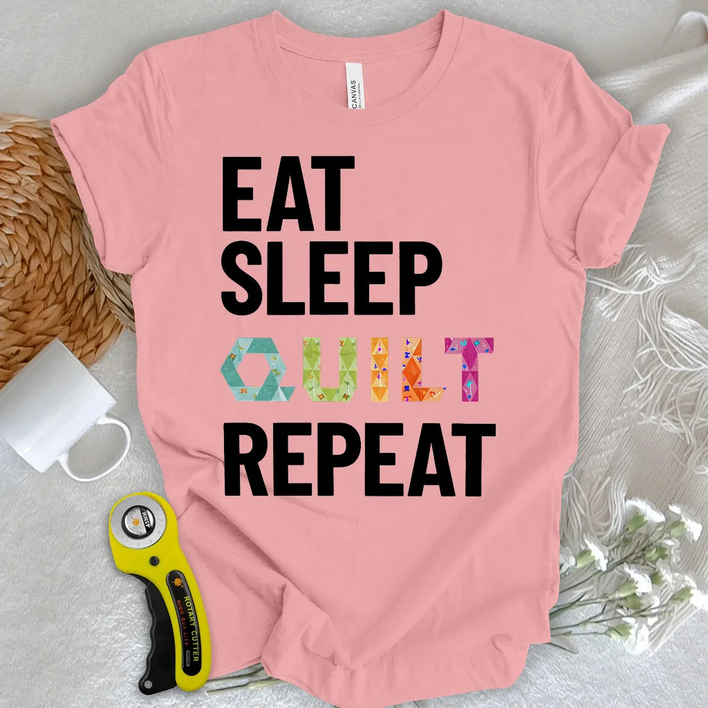 Tagesroutine einer Quilterin T-Shirt