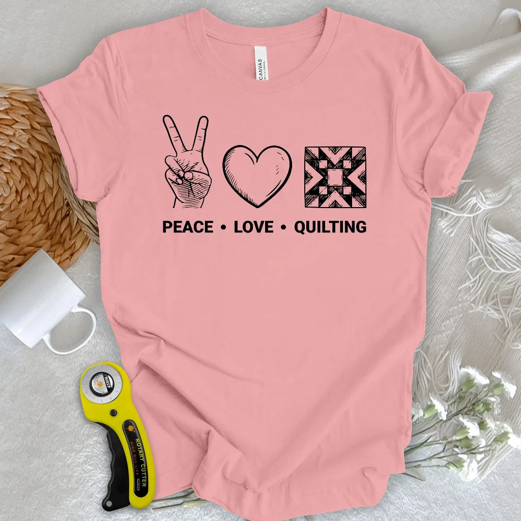 Quilters love piece T-shirt