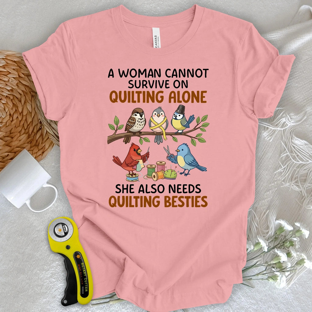 Quilting Besties Club T-shirt