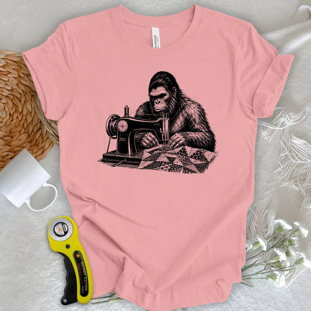 Quilting Bigfoot T-shirt