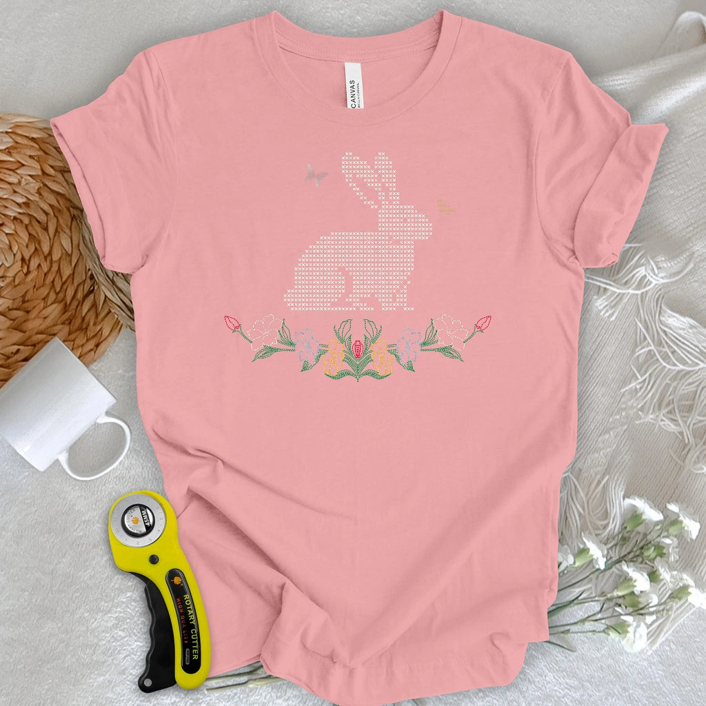 Rabbit Floral T-shirt