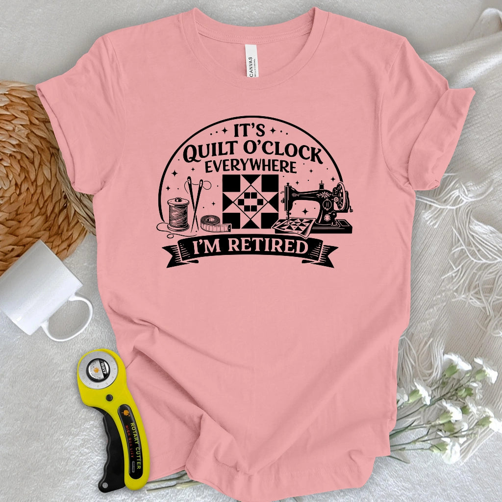 Retired Quilter T-shirt