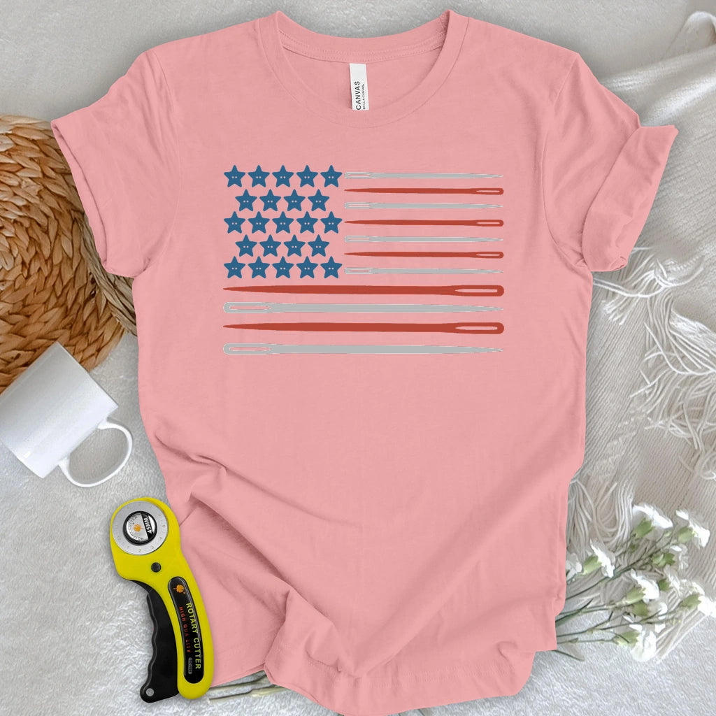 Sewing Flag T-shirt