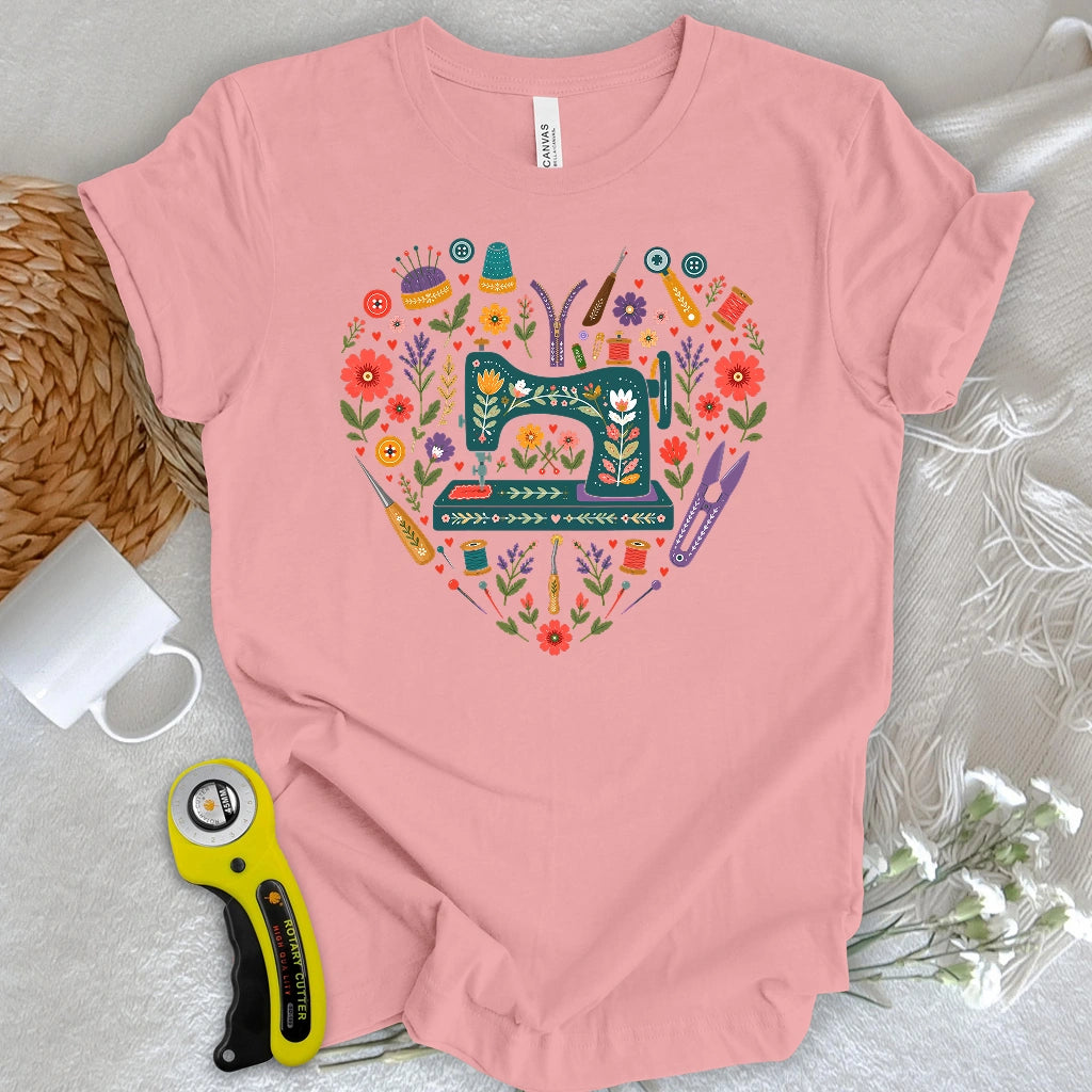 Sewing Heart T-shirt