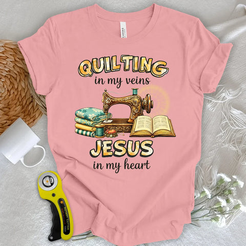 T-shirt Sewn With Jesus