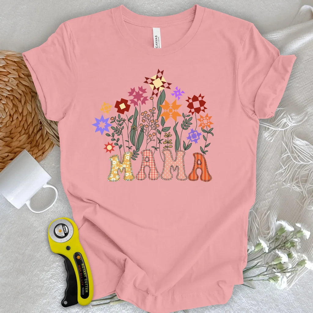 Stitched With Love Mama T-Shirt