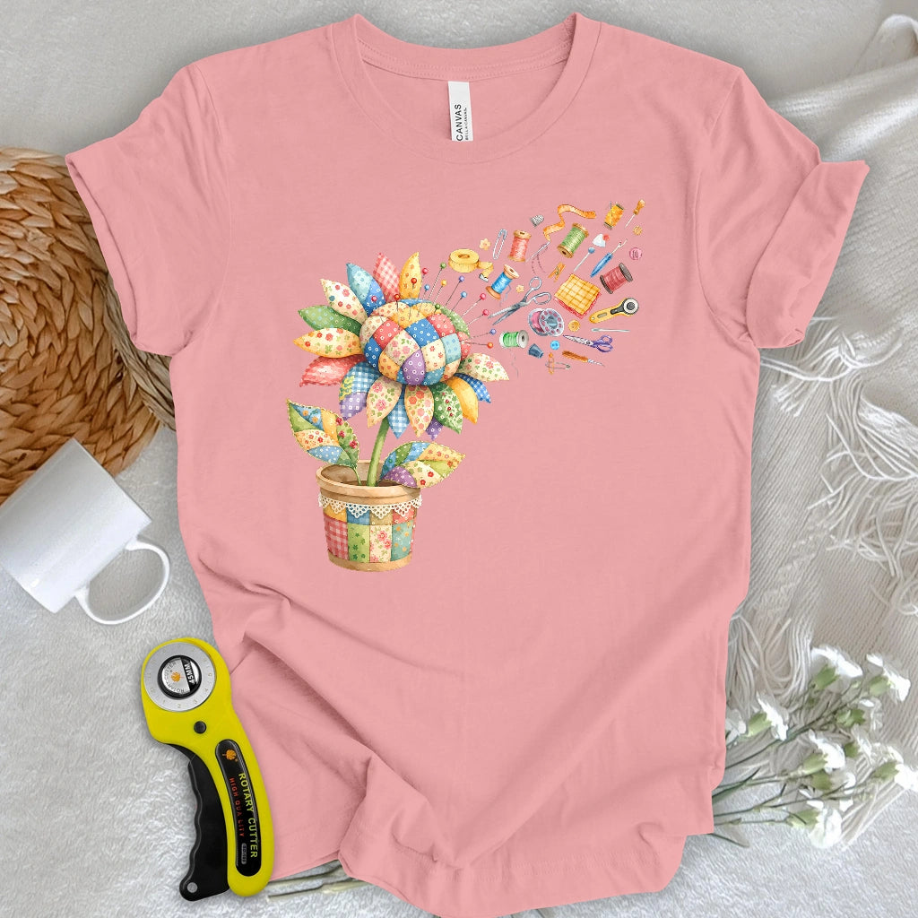Sunflower Sewing Tools T-shirt