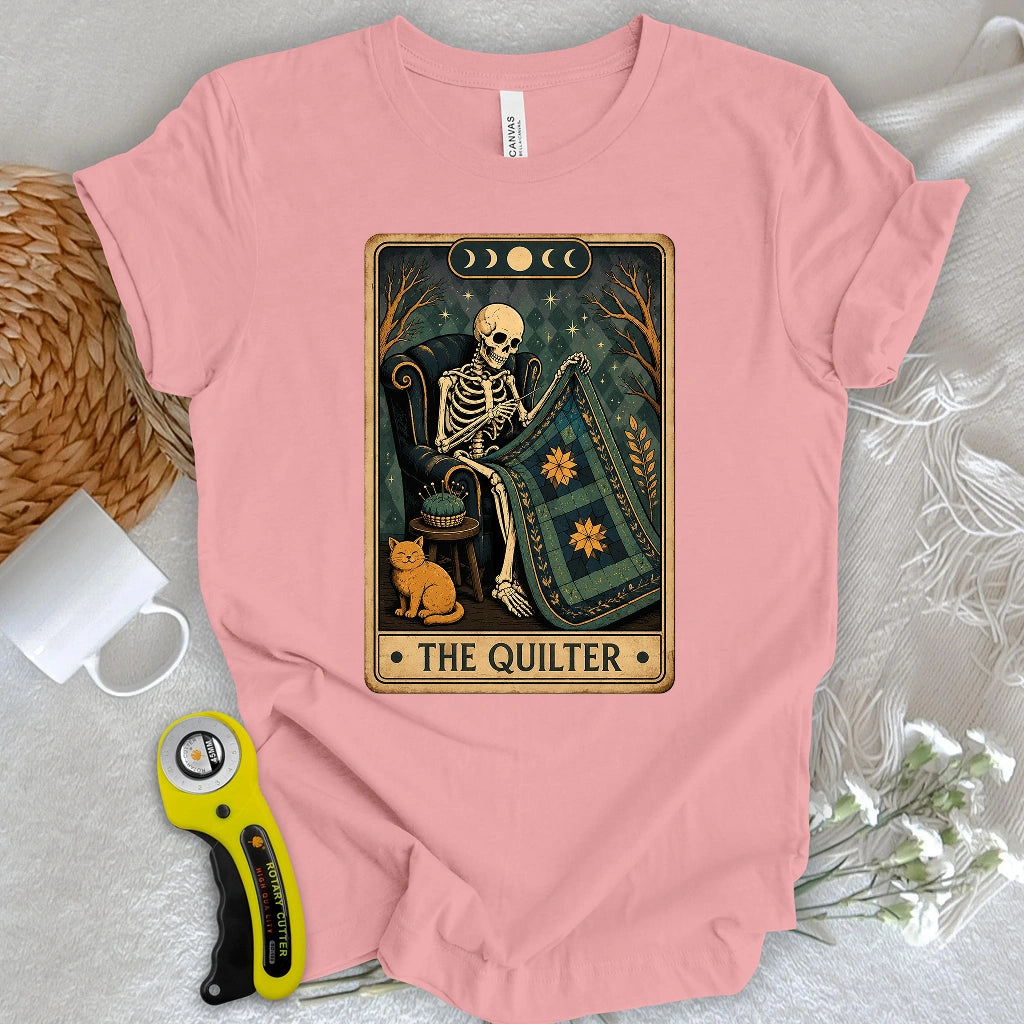 The Quilter Skeleton Card T-shirt