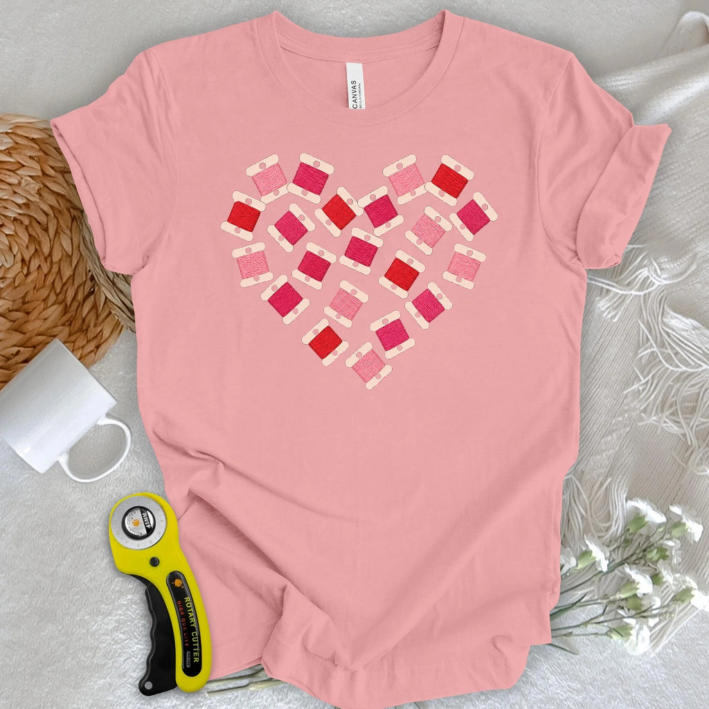 Threads Heart T-shirt