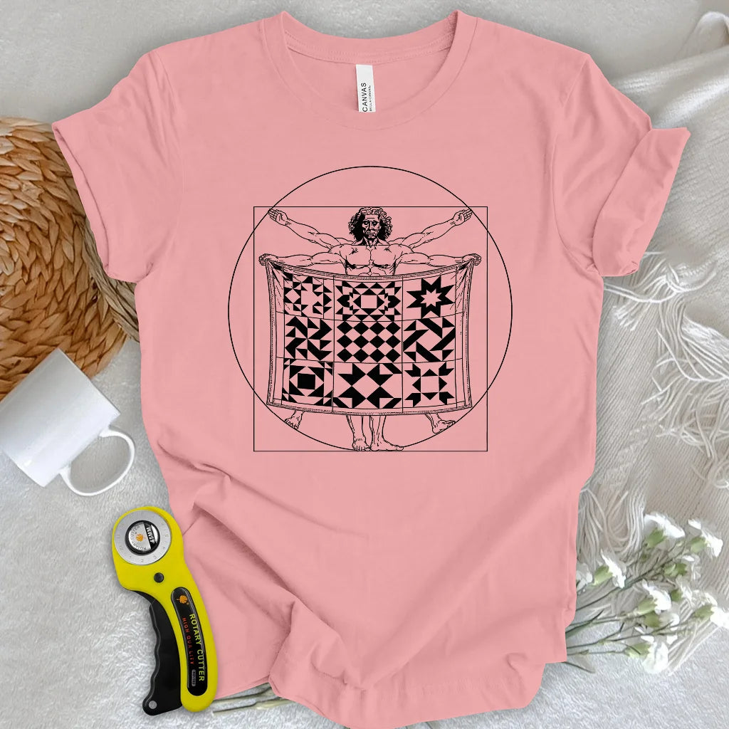 Vitruvian Quilter T-shirt