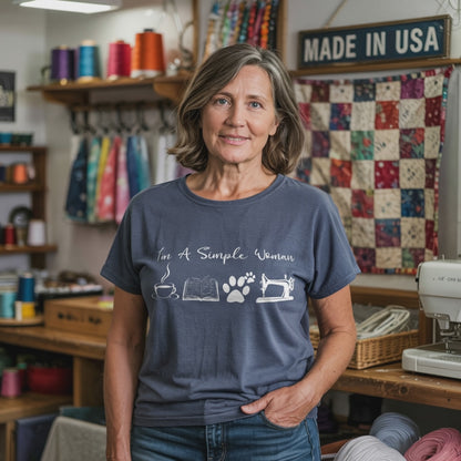 Sewing Woman T-shirt