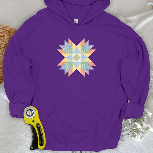 Floral Star Quilt Hoodie