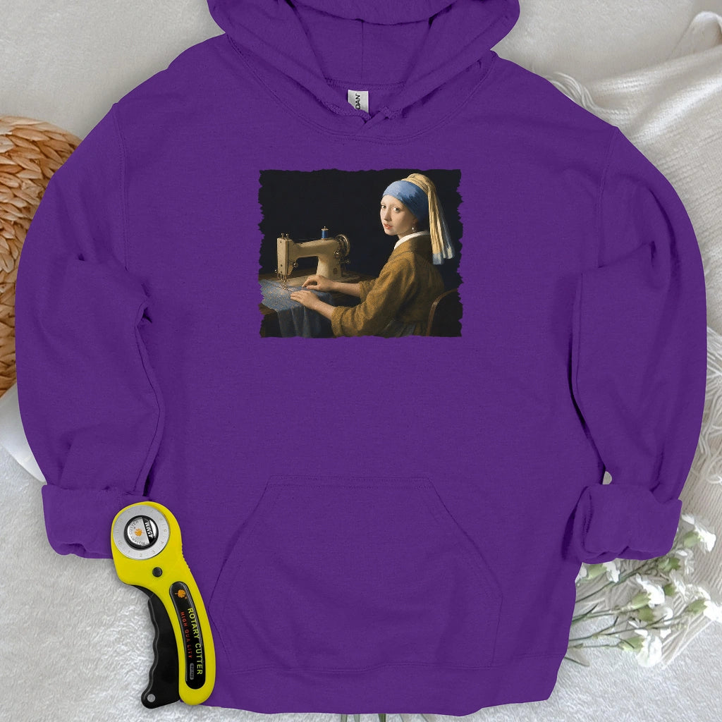 Girl With A Sewing Machine Hoodie