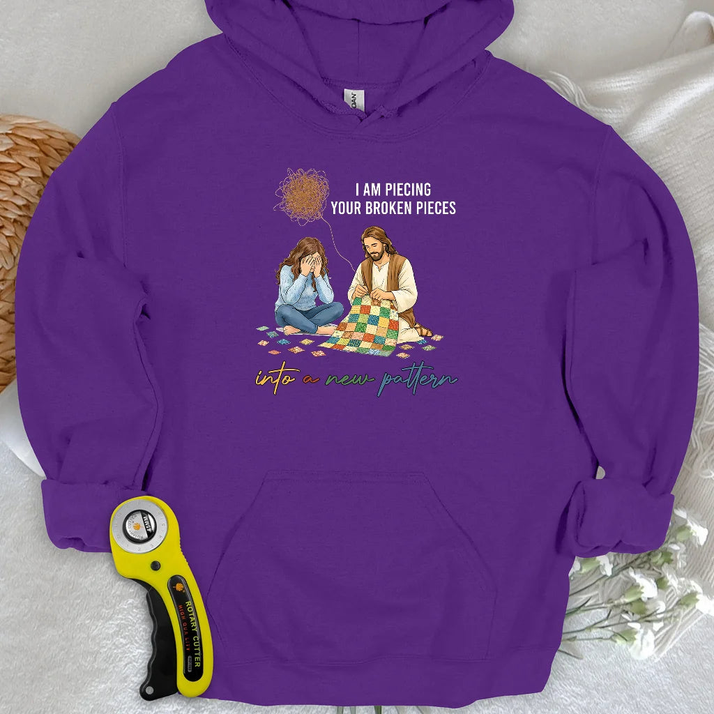 God Piecing Broken Pieces Hoodie