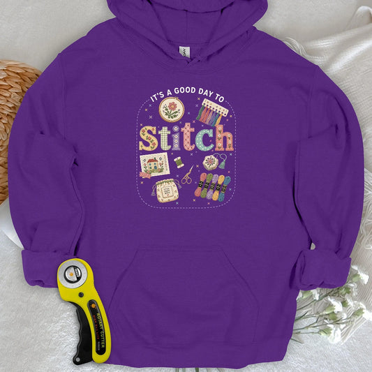 Good Day To Cross Stitch Hoodie