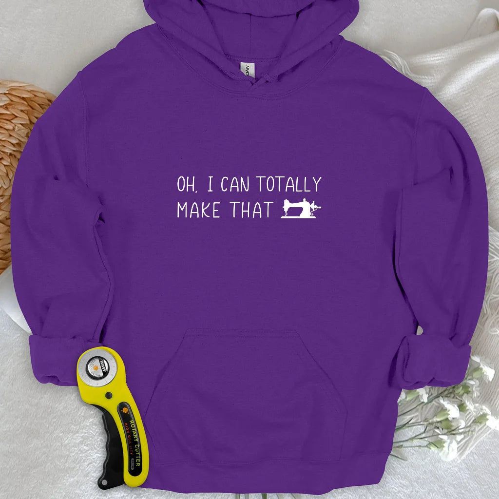 Je peux faire ce sweat à capuche.