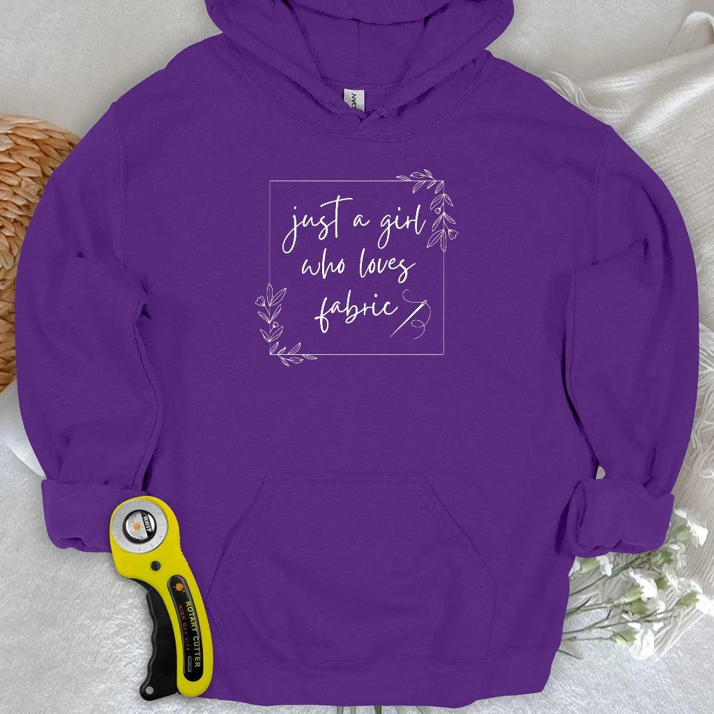 Sweat à capuche Love Fabric