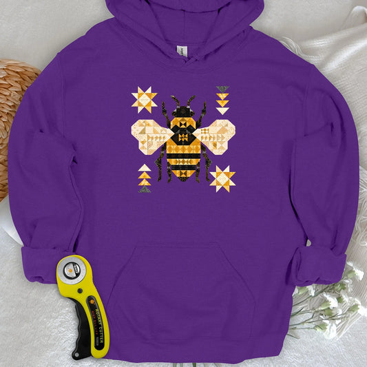 Patchwork Bee Hoodie