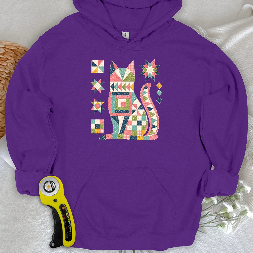 Patchwork Cat Hoodie