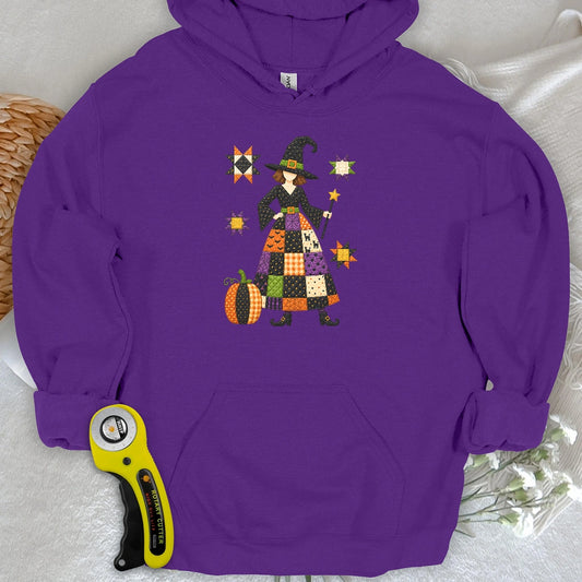 Patchwork Quilt Witch Hoodie