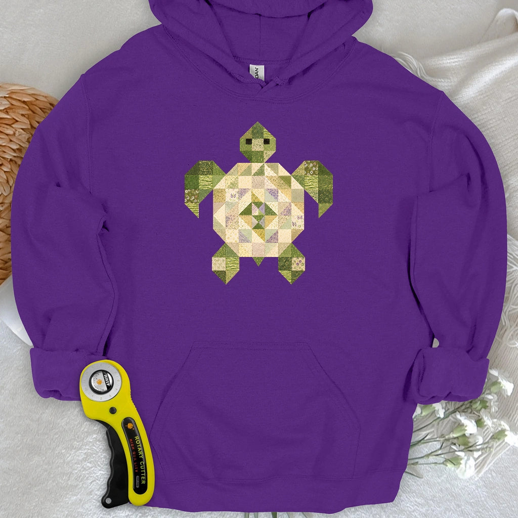Patchwork Turtle Hoodie