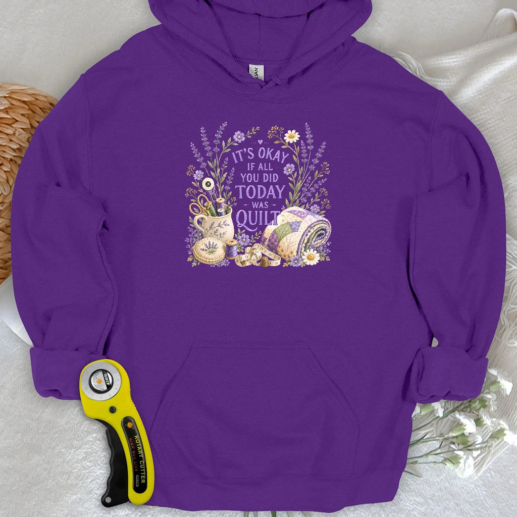 Quilt Days Are Productive Days Hoodie