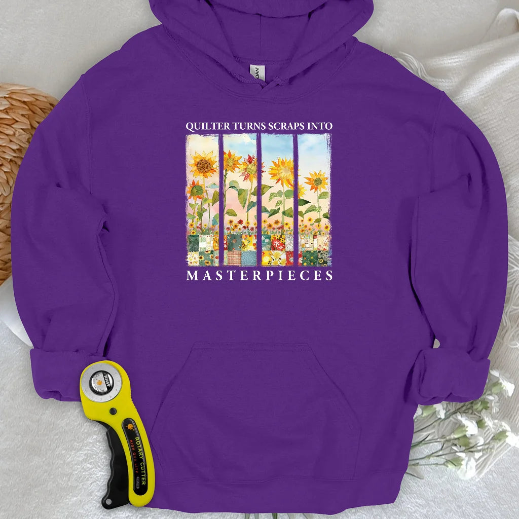 Sweat à capuche chef-d'œuvre matelassé