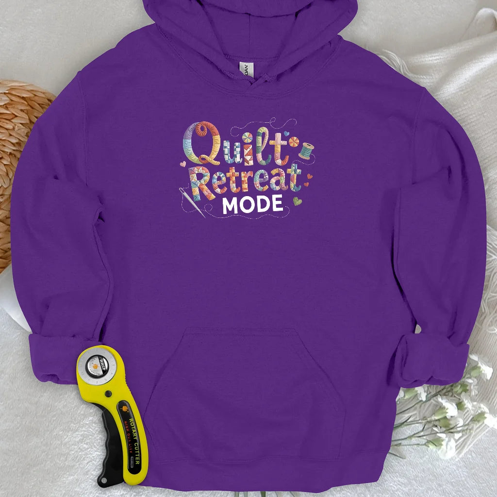 Quilt Retreat Mode Hoodie