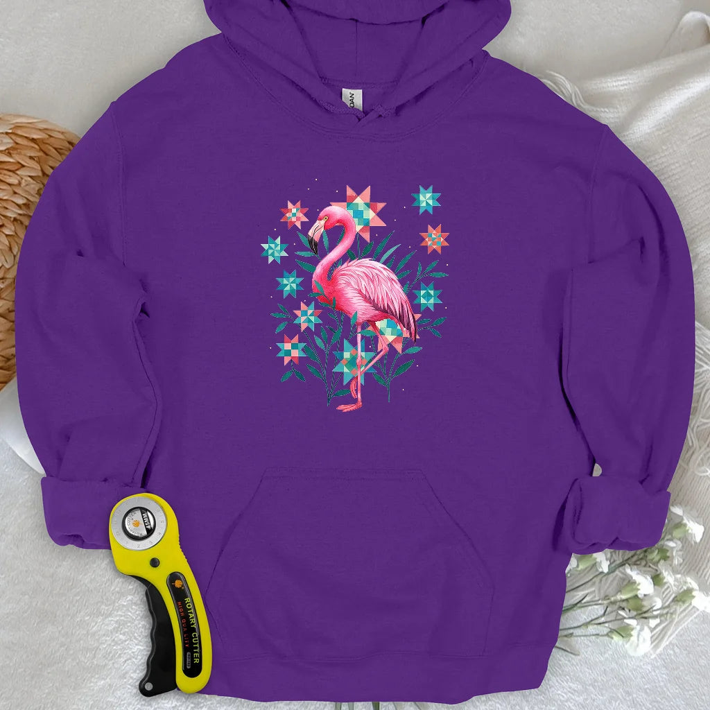 Sweat à capuche matelassé Jardin
