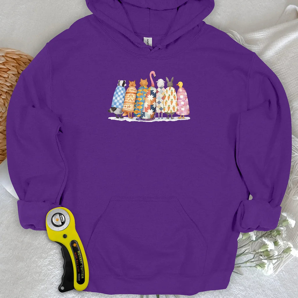 Sweat à capuche matelassé Quilted Souls
