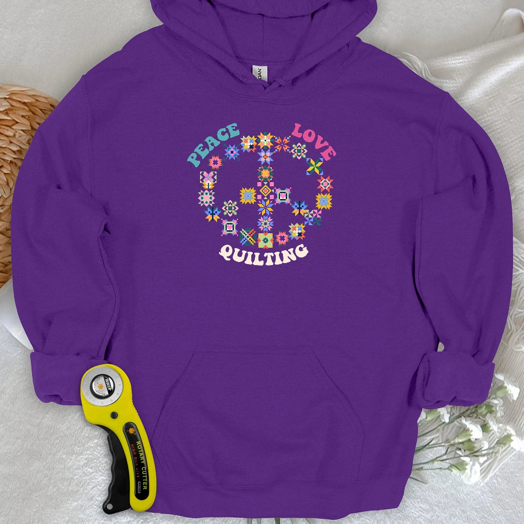 Quilting Brings Peace Hoodie
